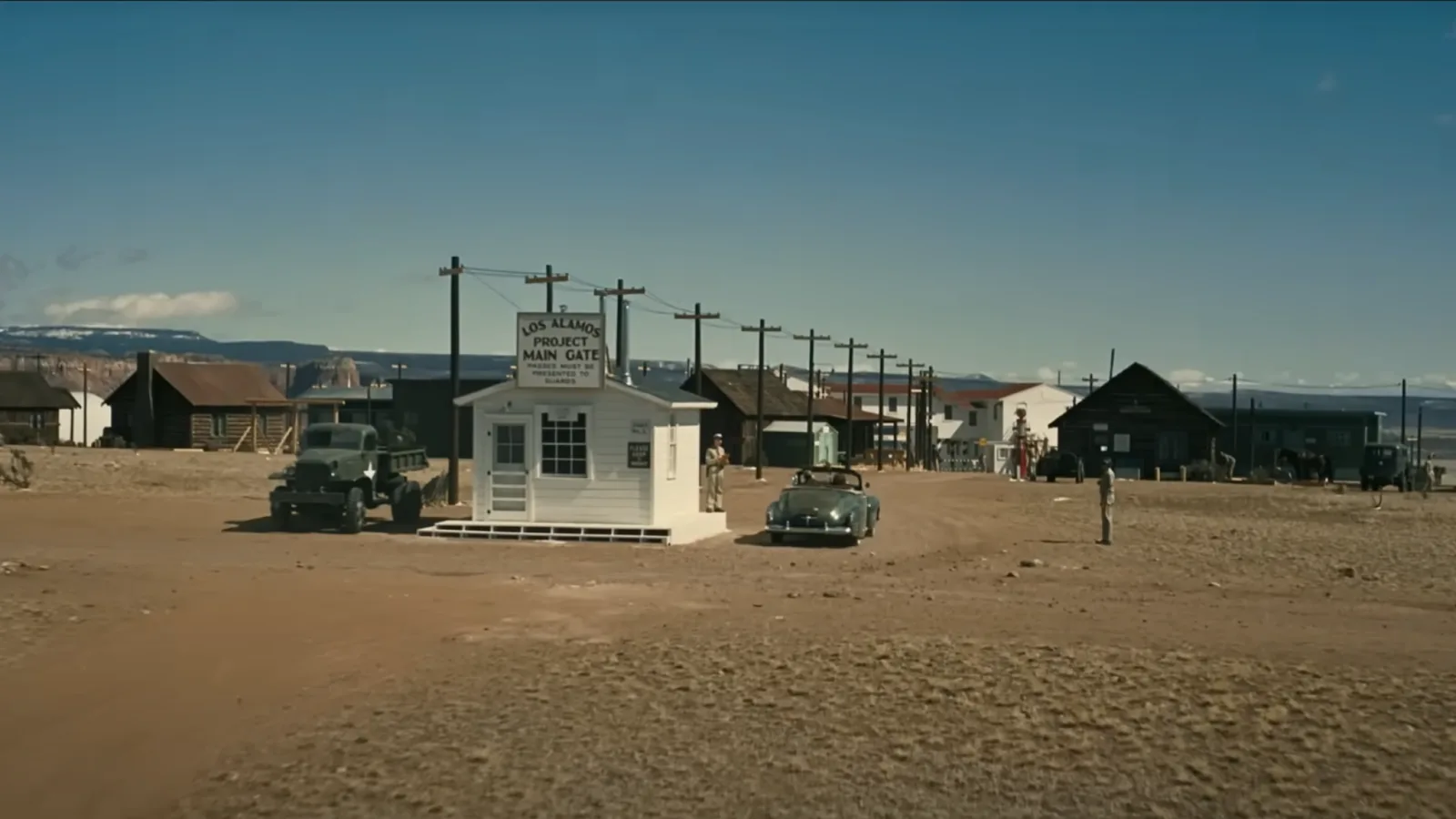 Oppenheimer’s Los Alamos set took up almost a quarter of the film’s $100 million budget.  