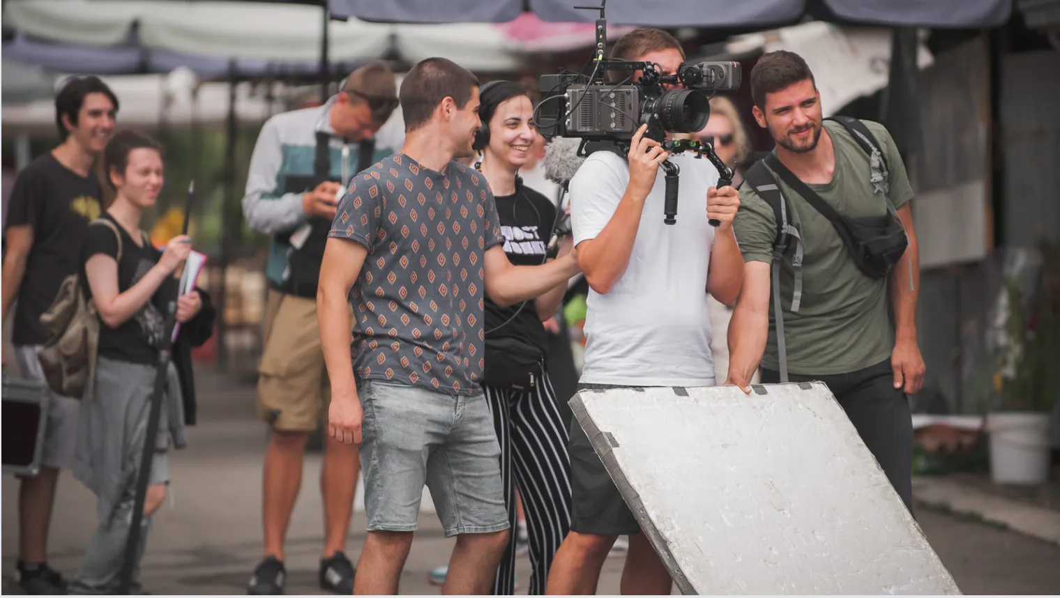 Indie filmmakers come together to produce new content after wrapping up pre-production.